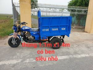 Xe ba bánh máy 200cc thùng cực nhỏ